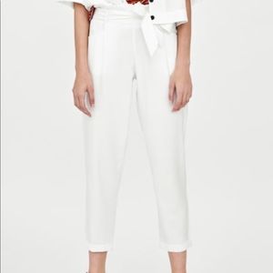 Zara white linen pants Clearance